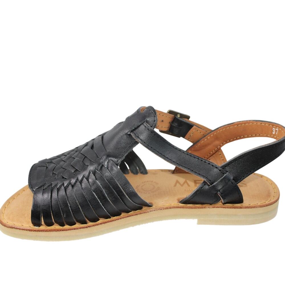 Mexas Maya Black Sandals- Huaraches NWT Summer Sandals - Picture 2 of 6